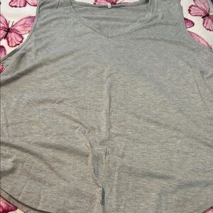 Women's Gray Sleeveless Top